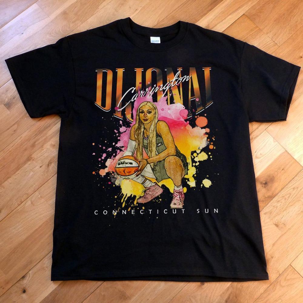 Dijonai Carrington - Connecticut Sun - Unisex Black T-Shirt